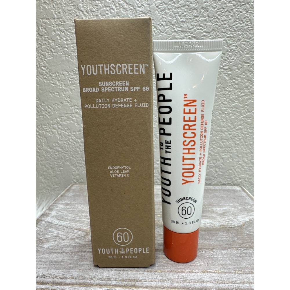 $12 🌙 YOUTH TO THE PEOPLE YOUTHSCREEN SUNSCREEN 1.3 OZ SPF 60 NIB EXP 27/01